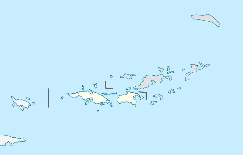 USA Virgin Islands location map