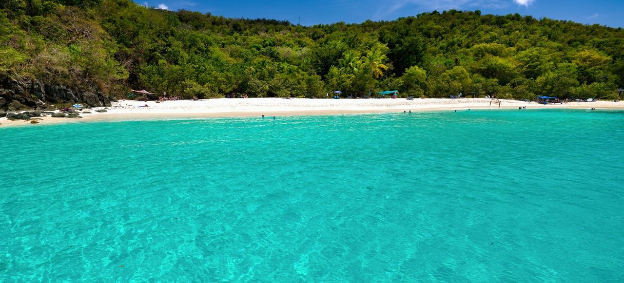 Hawksnest Bay Beach, St John
