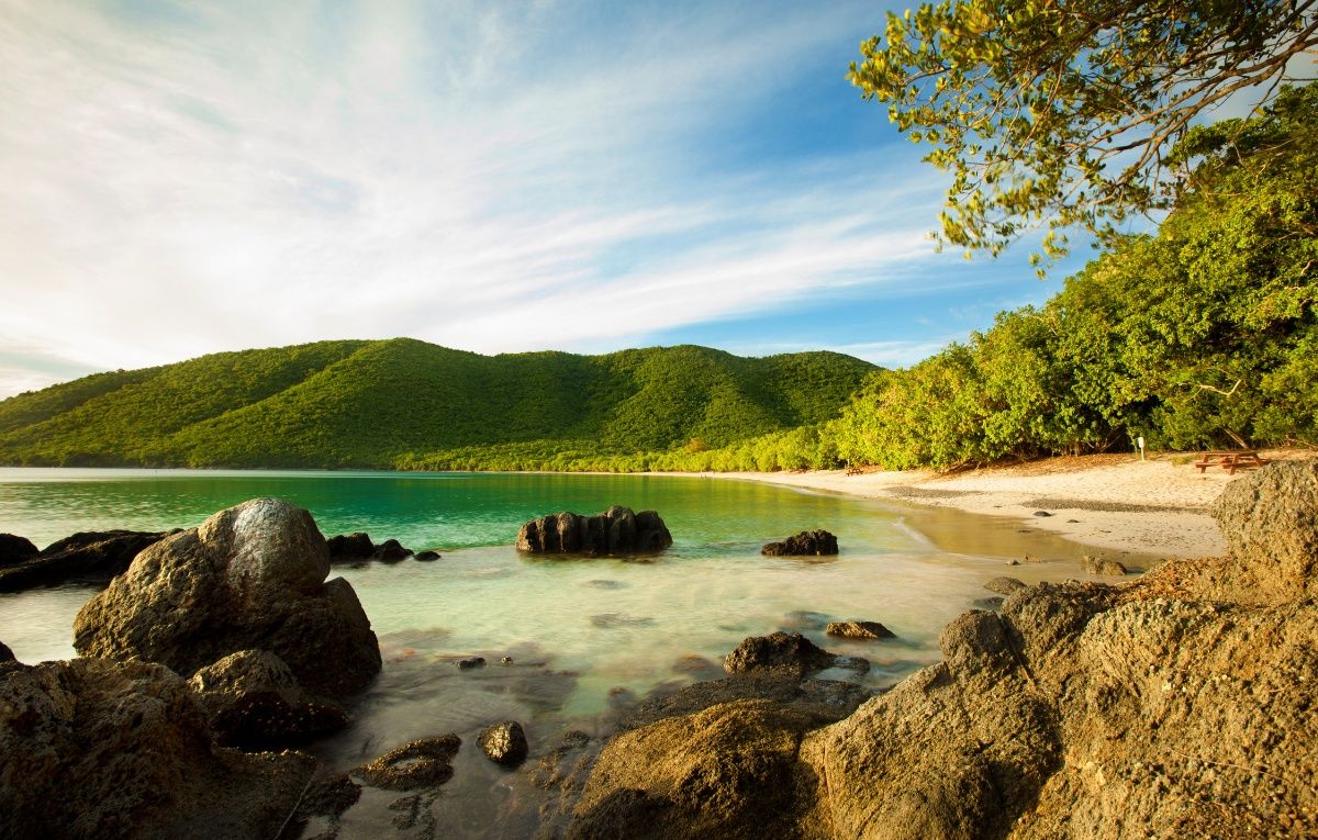 Late afternoon at Francis Bay Beach, St.John, US Virgin Islands