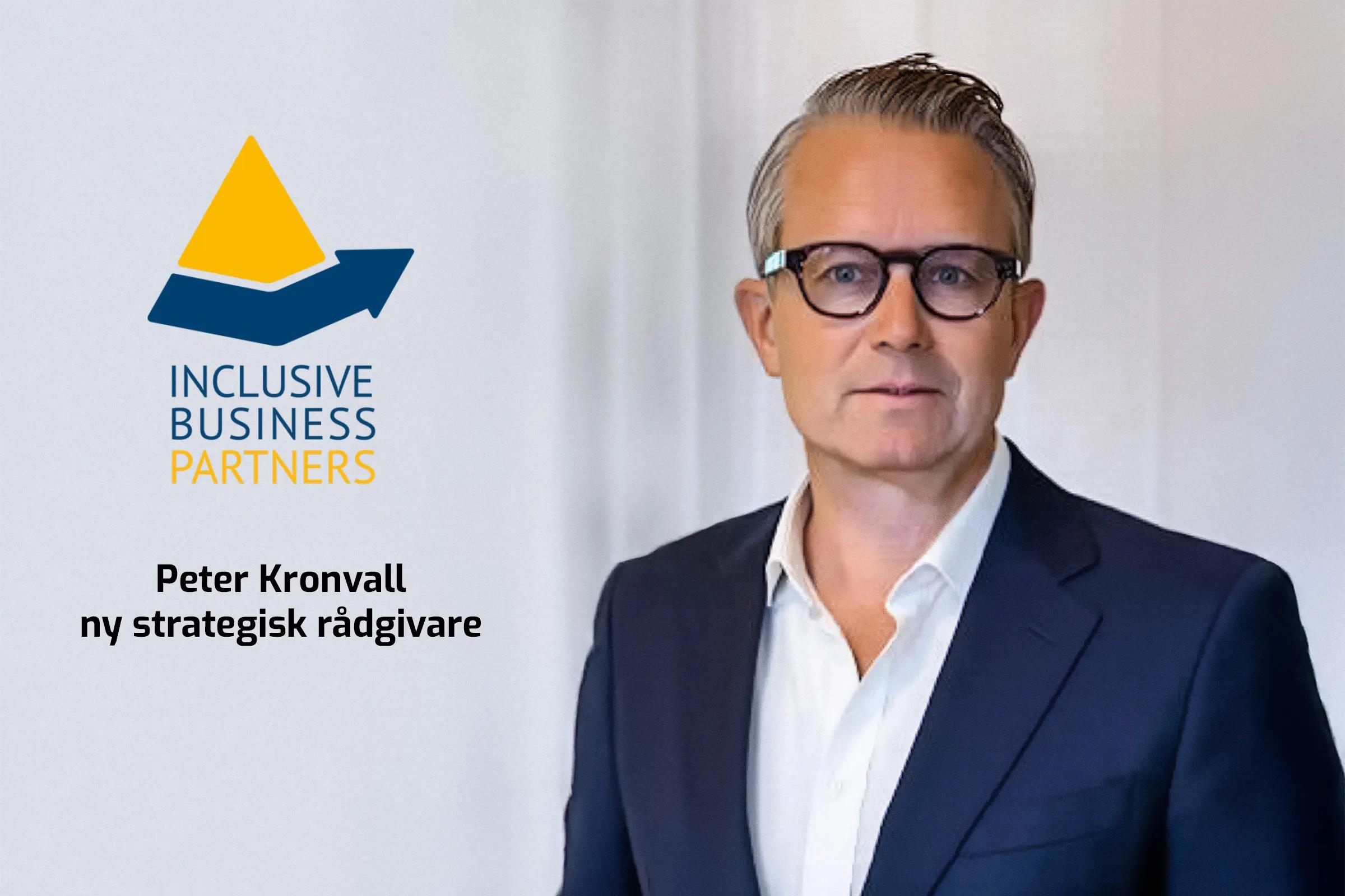 Peter Kronvall blir strategisk rådgivare till Inclusive Business Partners