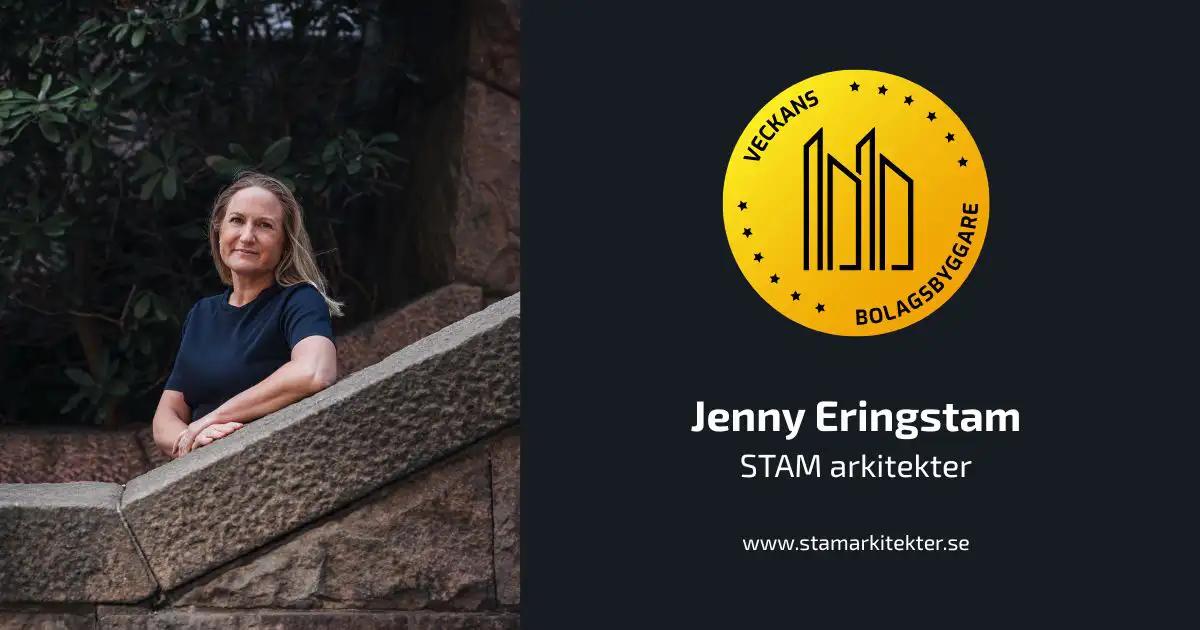 Veckans bolagsbyggare Jenny Eringstam om varför arkitekter måste våga prata mer om pengar