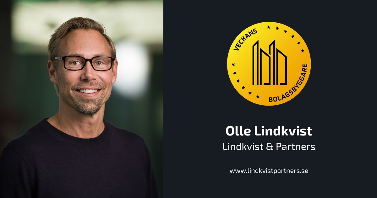 Veckans bolagsbyggare: Olle Lindkvist om växtvärk, struktur och varför man inte ska göra allt själv