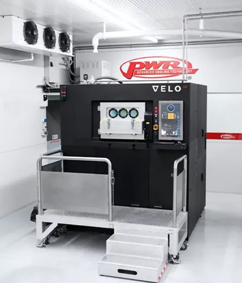 Velo3D Sapphire metal additive manufacturing system operated by PWR with CP1
