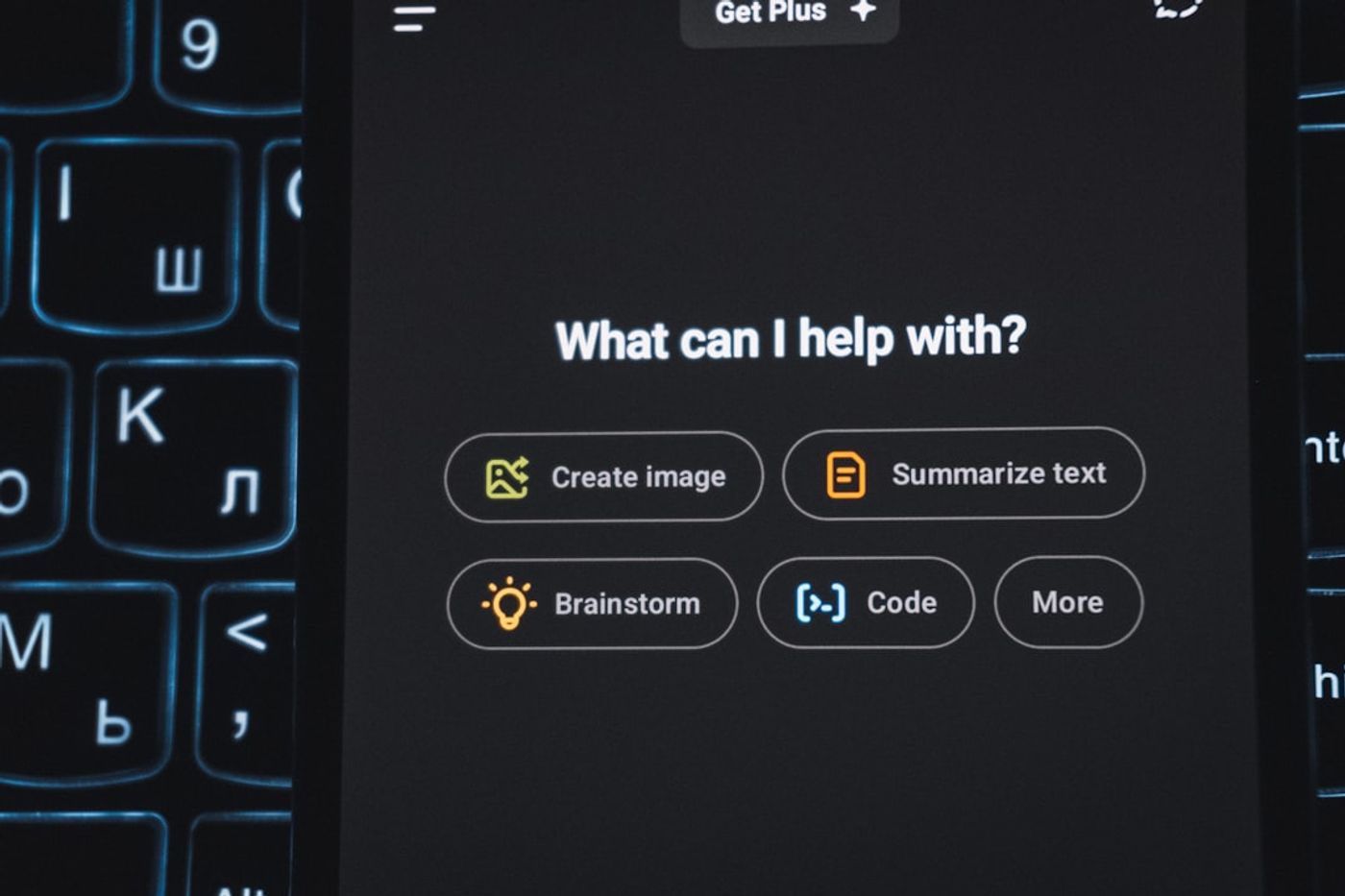 AI search interface concept with answer box and citations