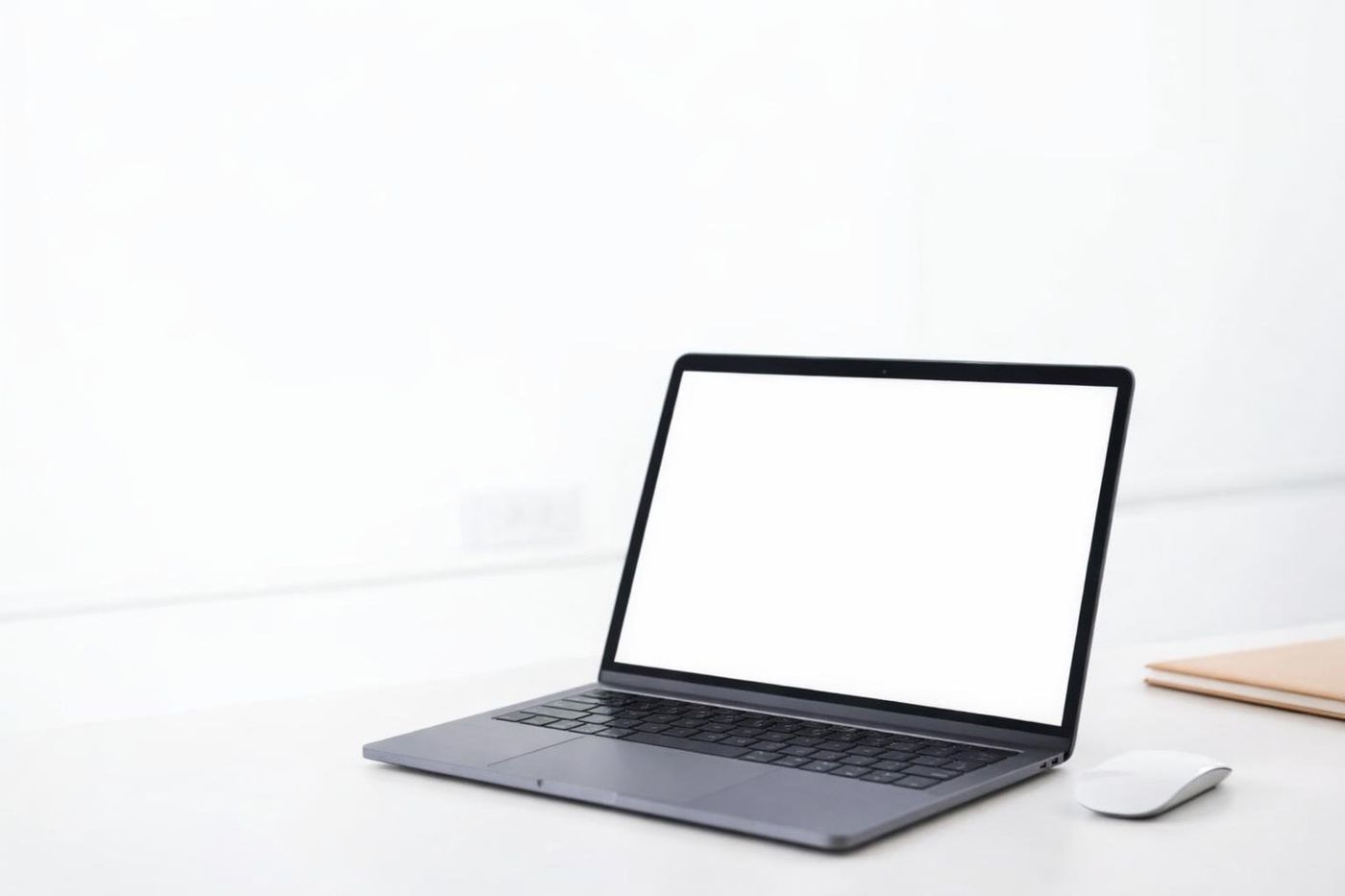 Person typing on laptop with community discussion on screen