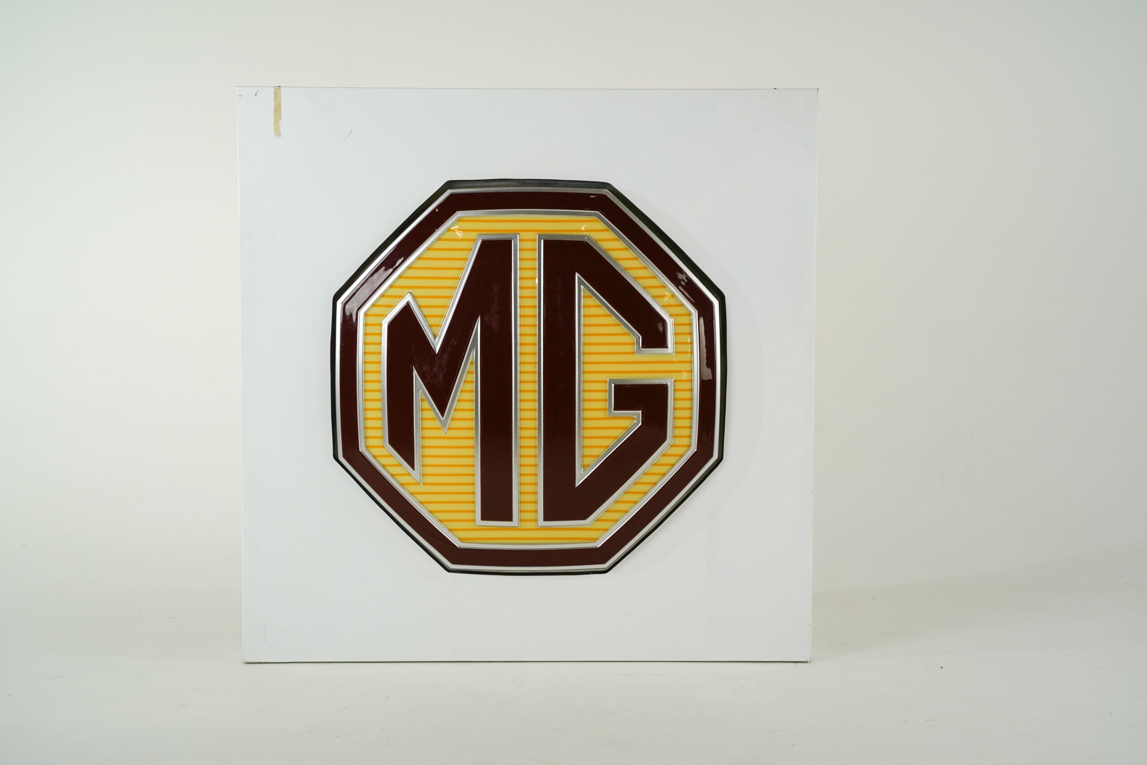 MG Wall Sign - Front view
