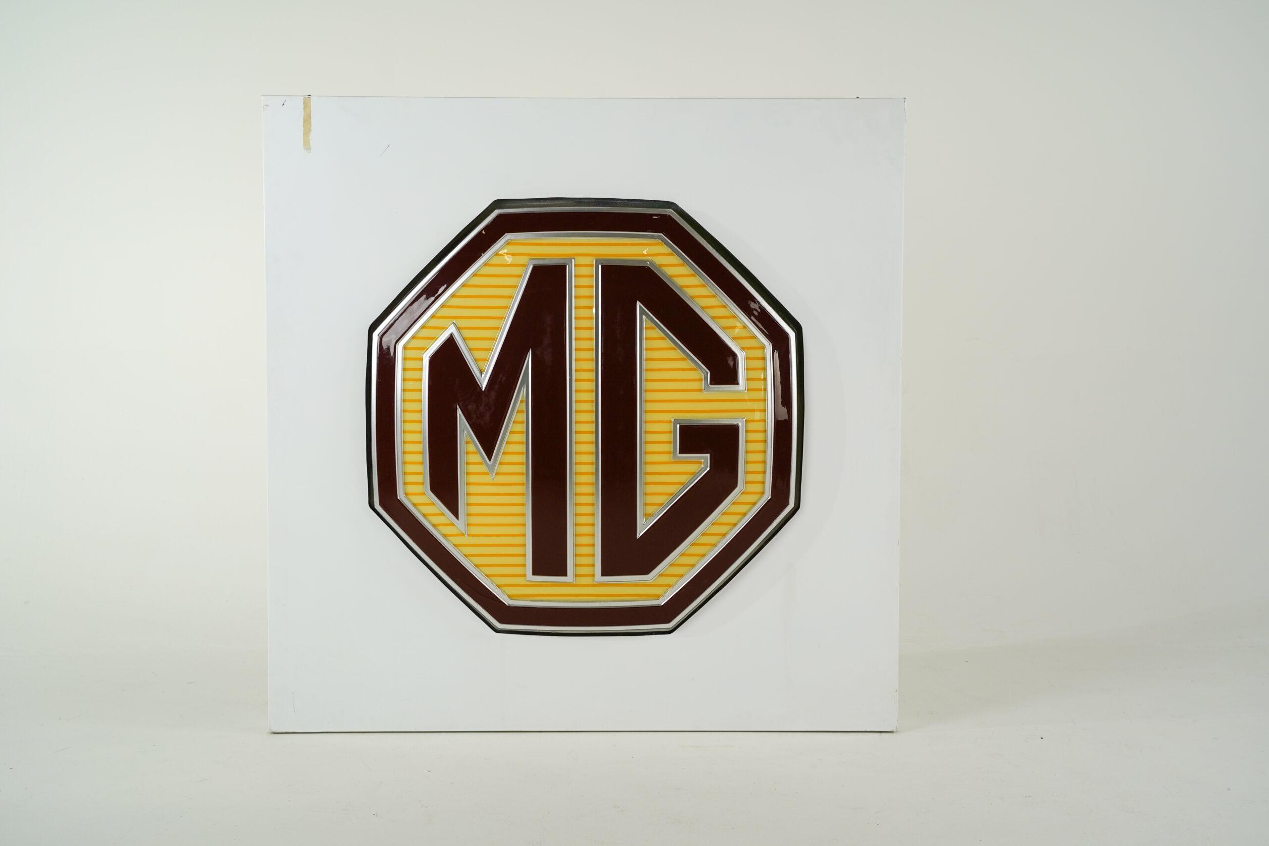 MG Wall Sign - Front view