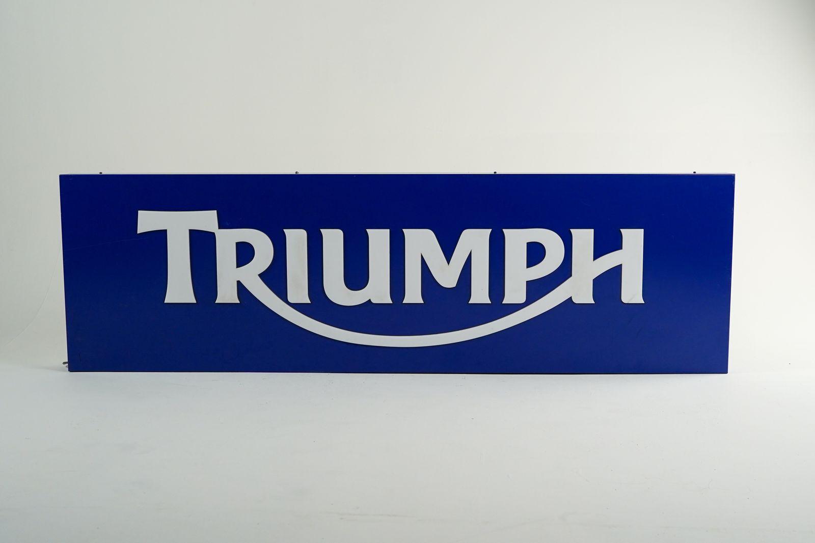Triumph Wall Sign - Front view