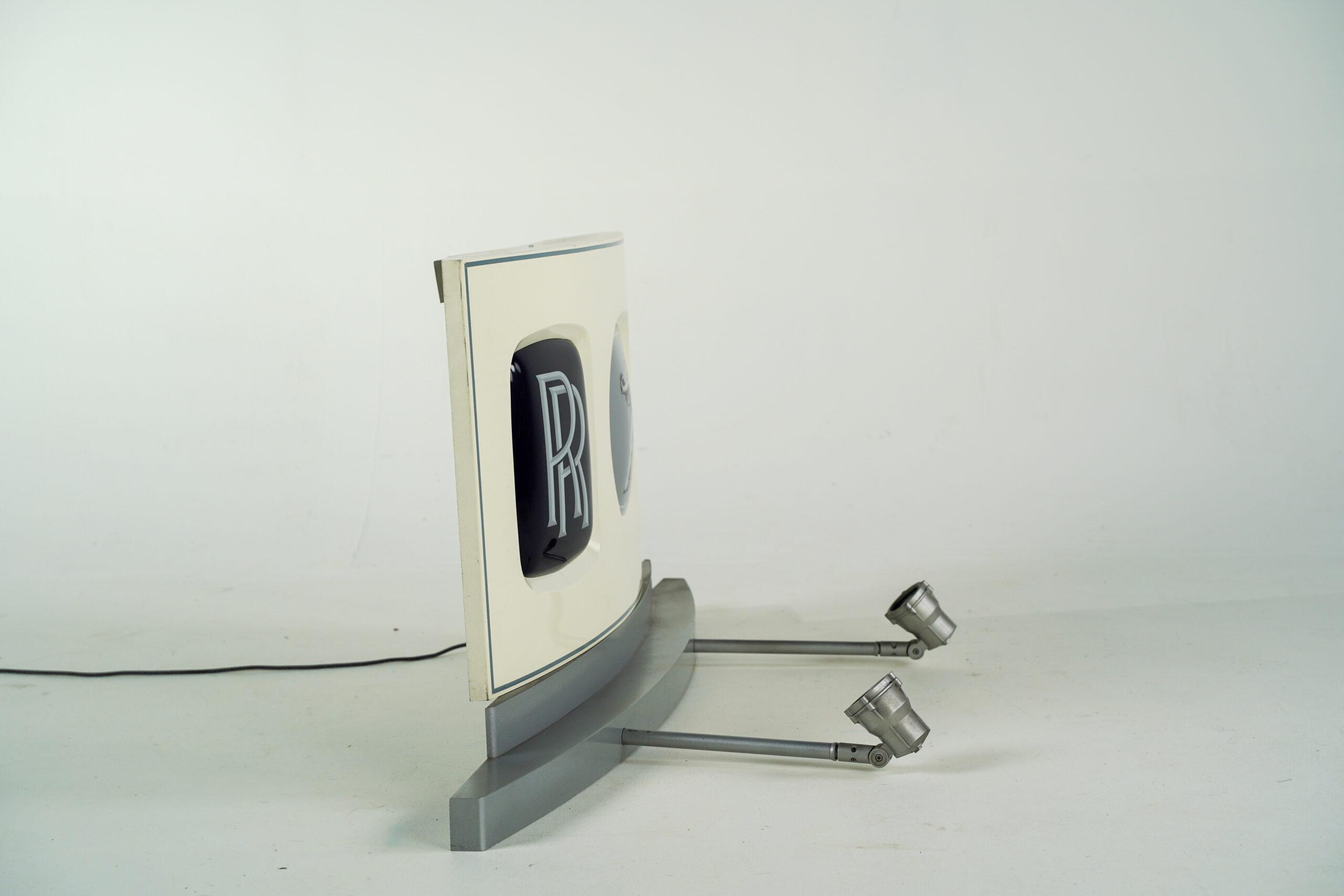 Rolls Royce Sign - Angle view