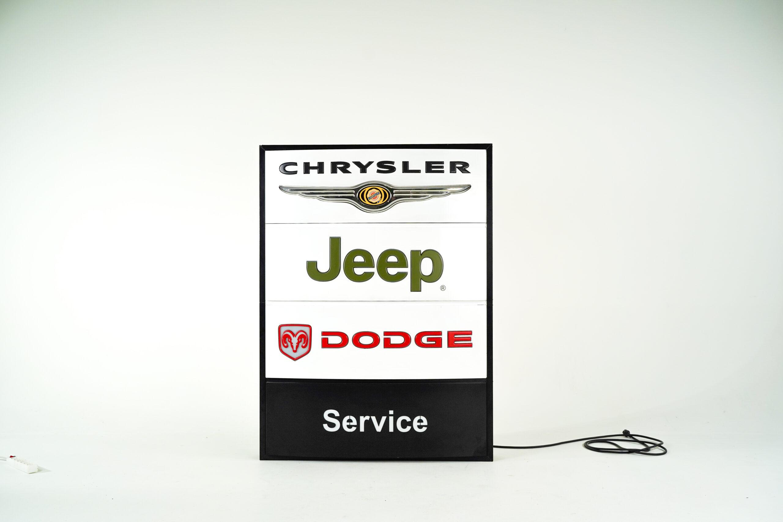 Chrysler Jeep Dodge Service Display - Front view