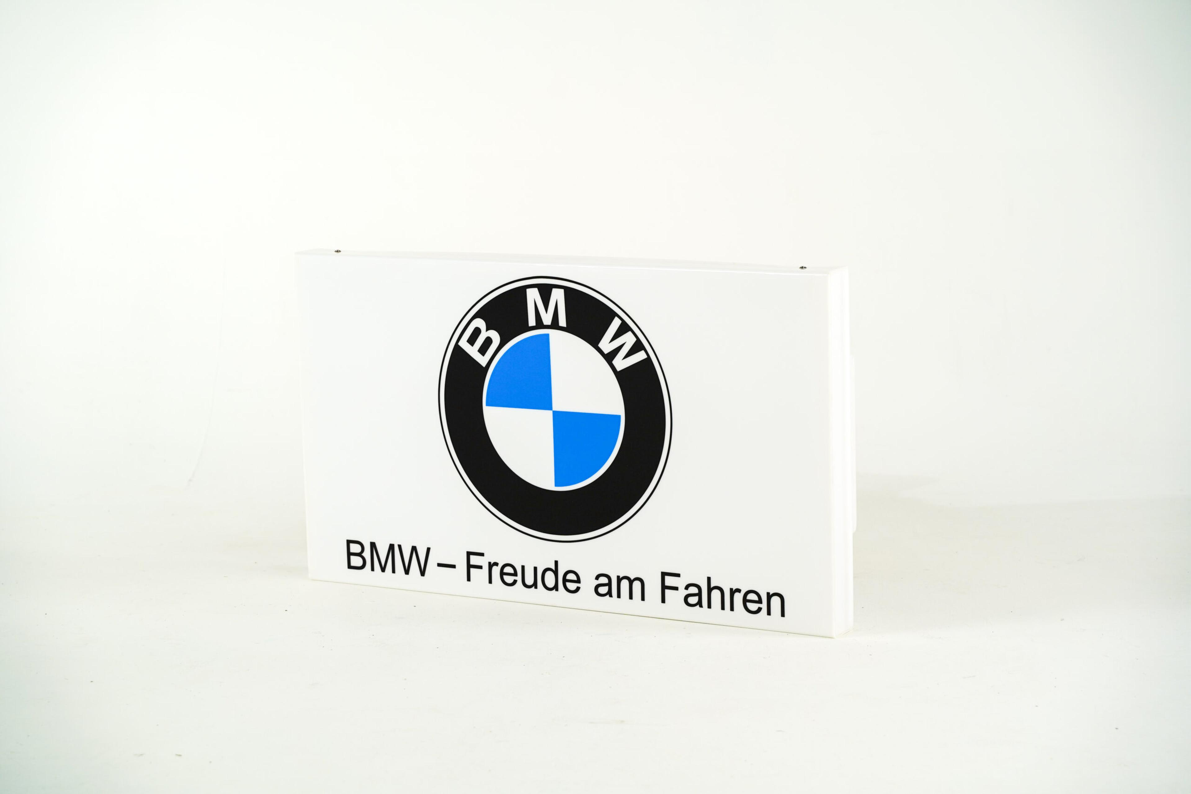 BMW Wall Sign - Angle view