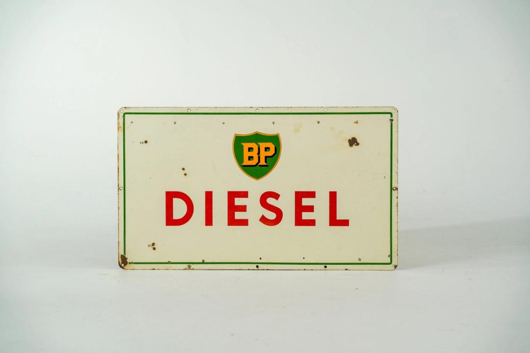 BP Diesel plate Sign