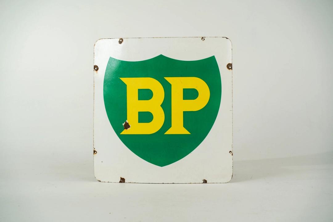 BP flat metal Sign