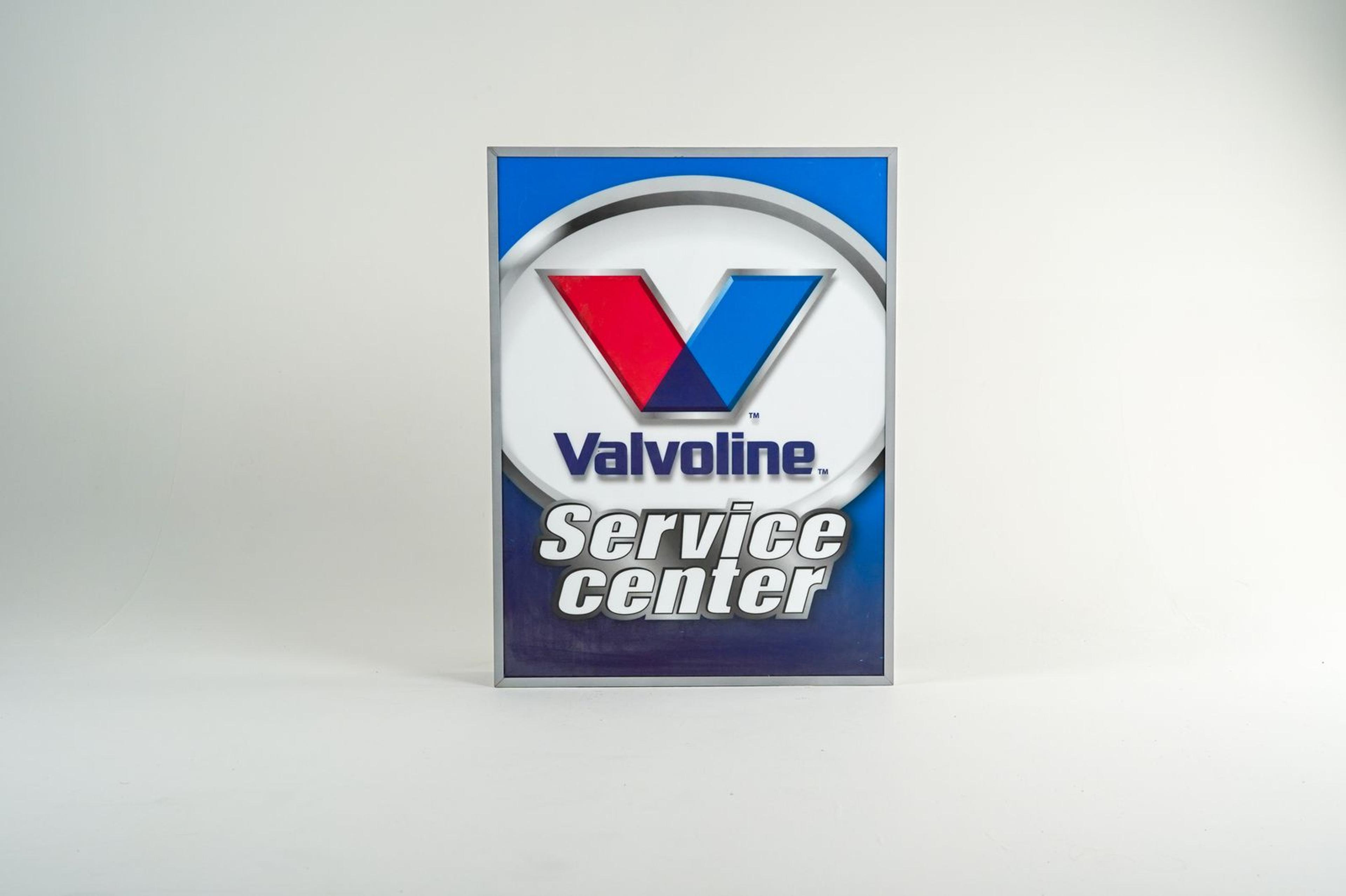 Valvoline Service Center- Wall Sign