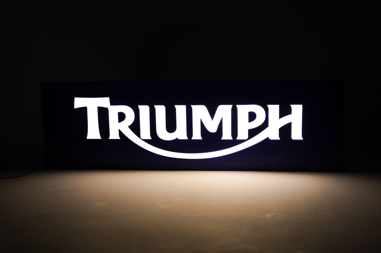 Triumph Wall Sign - Illuminated