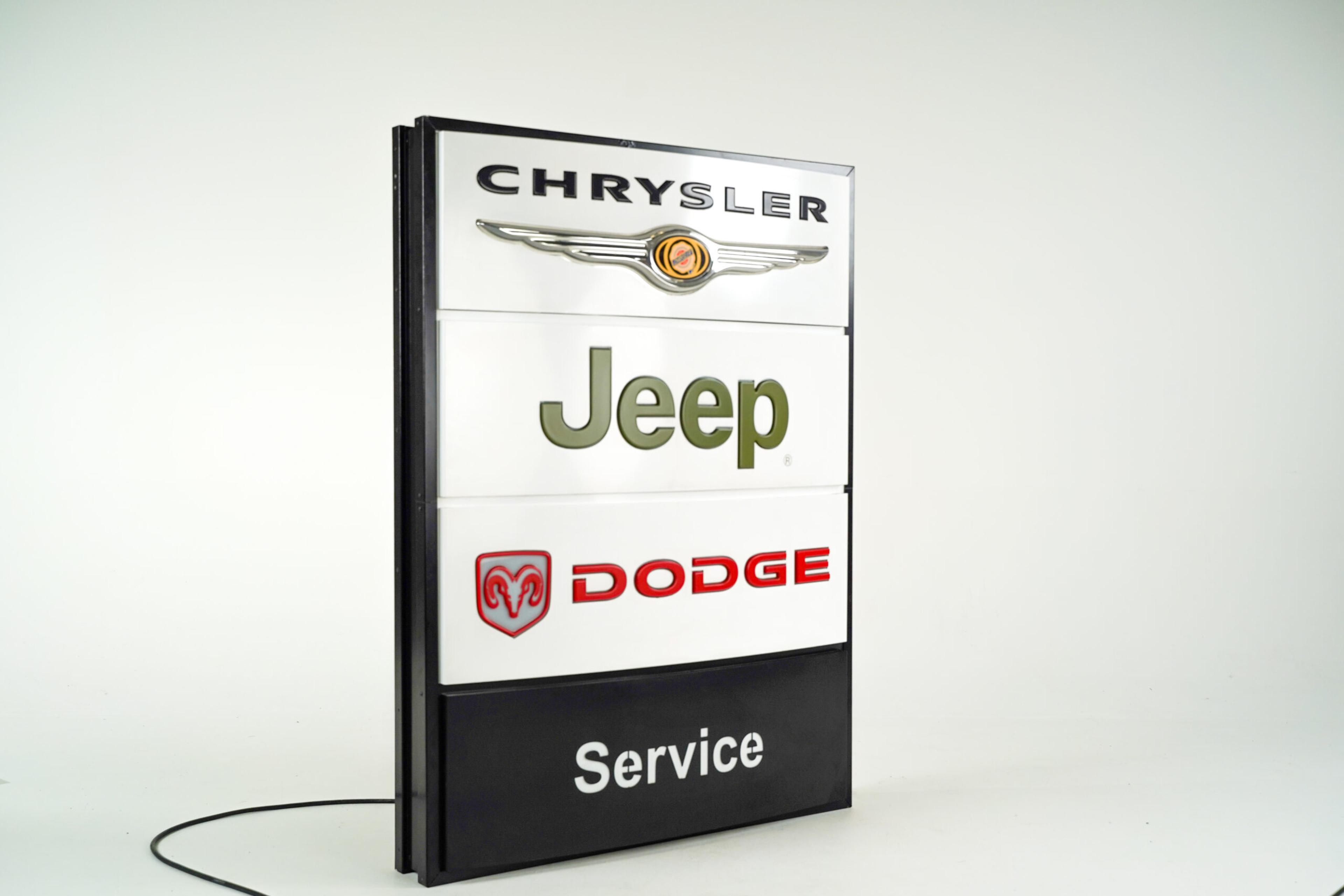 Chrysler Jeep Dodge Service Display - Angle view