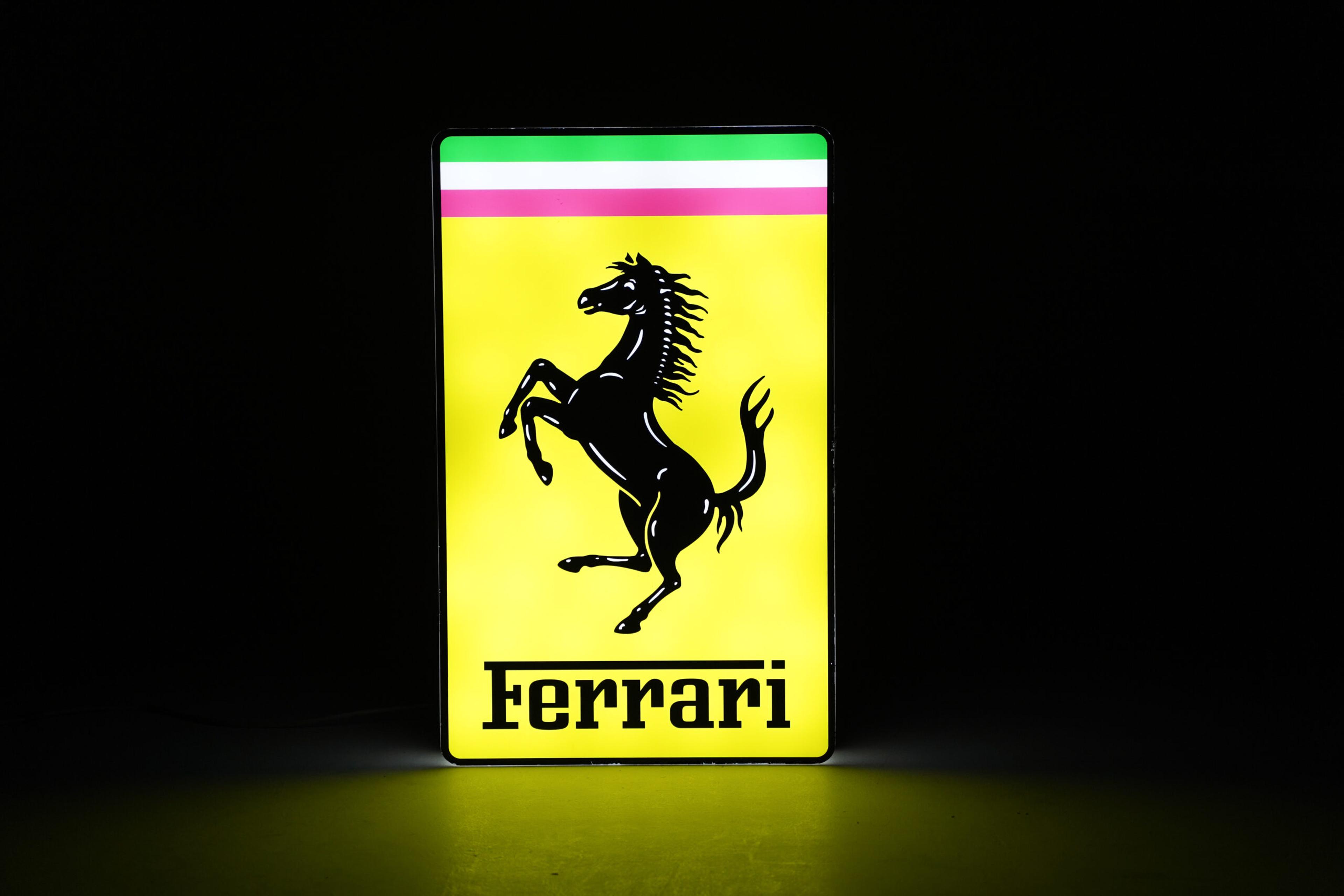 Ferrari Wall Sign - Detail
