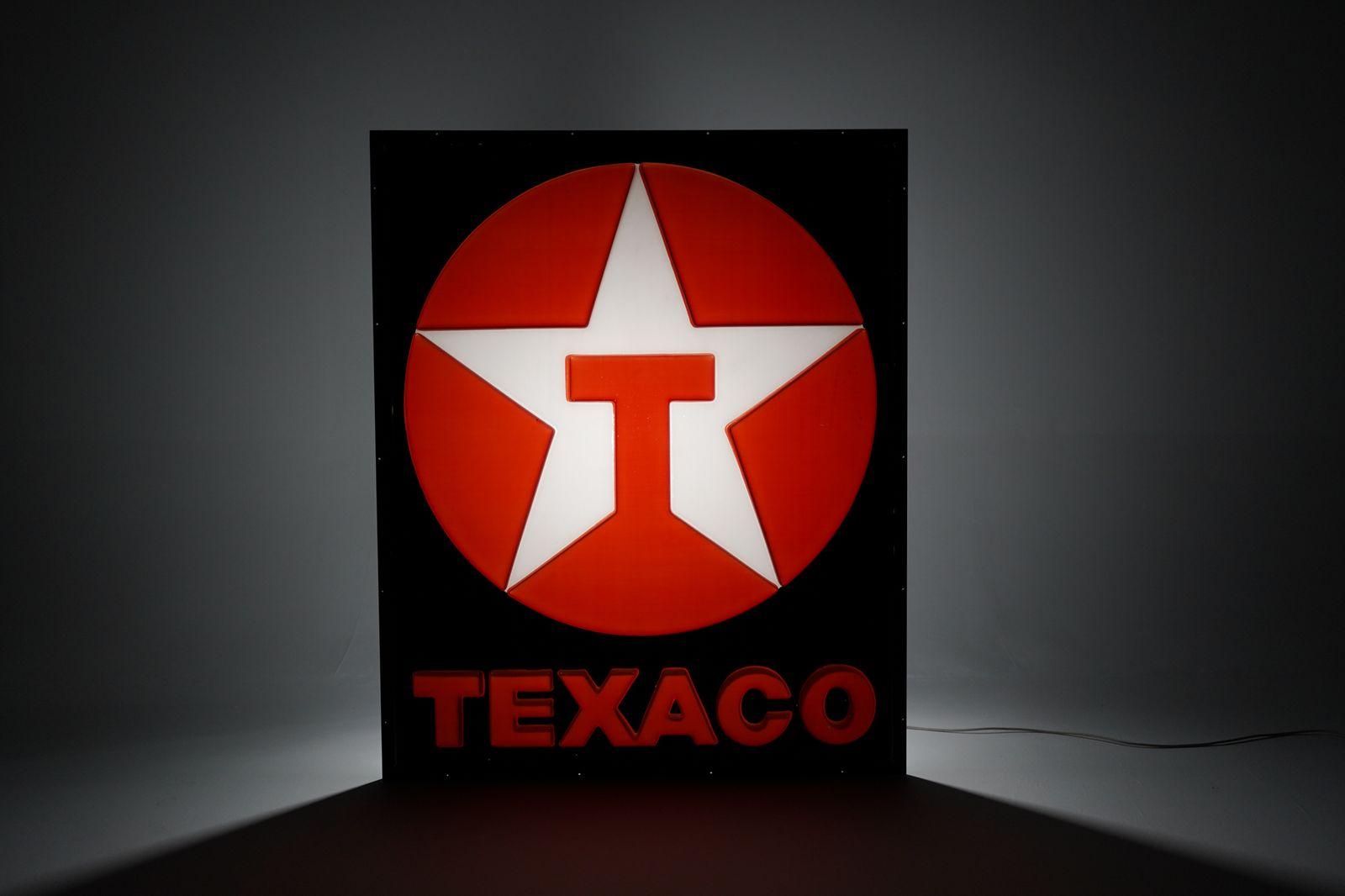 Texaco Square Sign - Front view