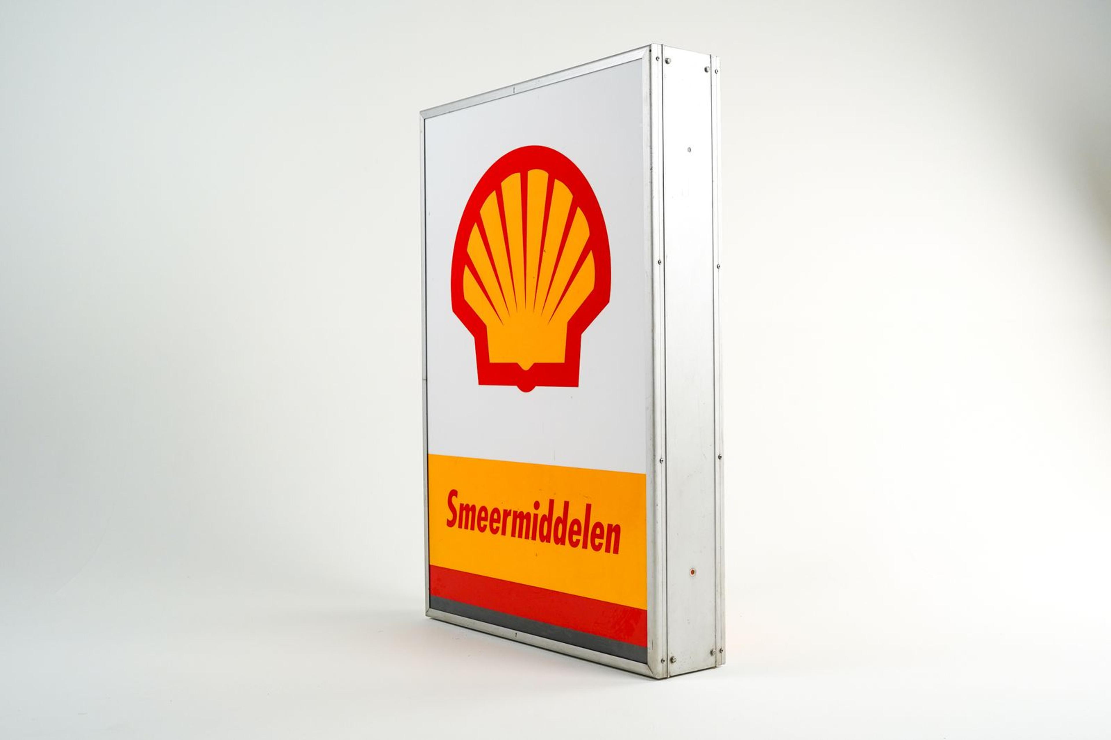 Shell Smeermiddelen Wall Sign - Detail