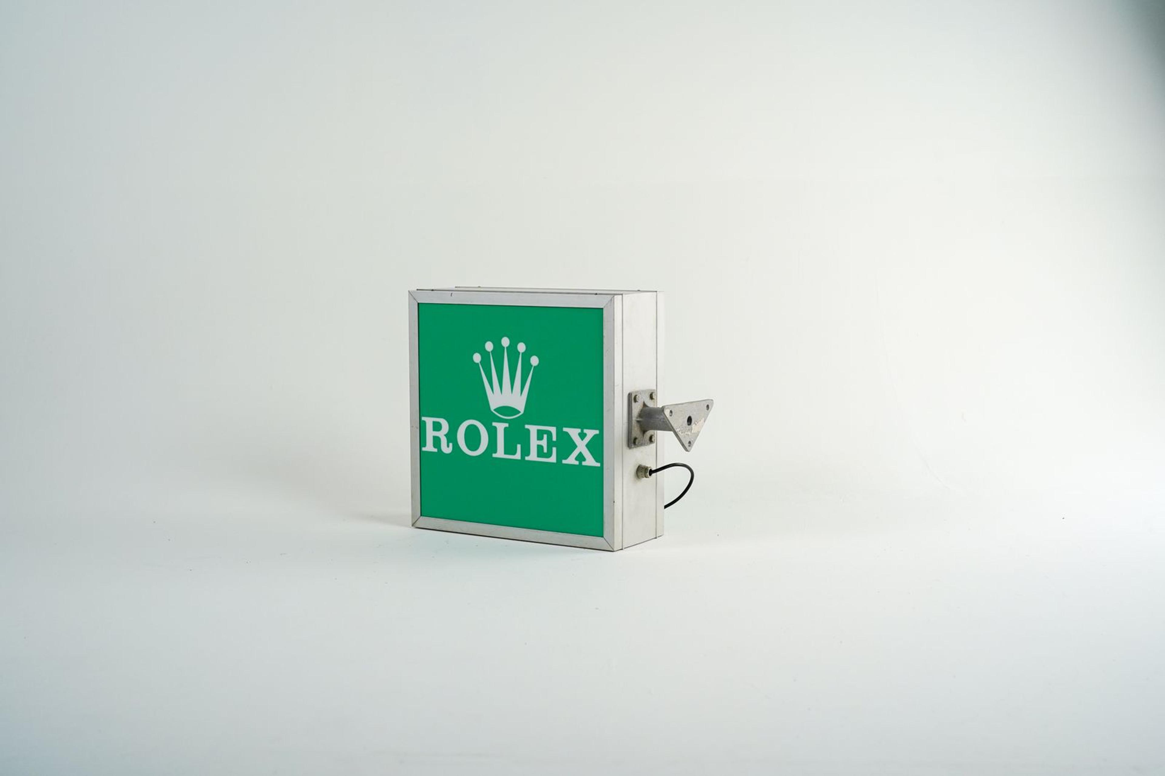 Rolex Wall Sign - Diagonal left