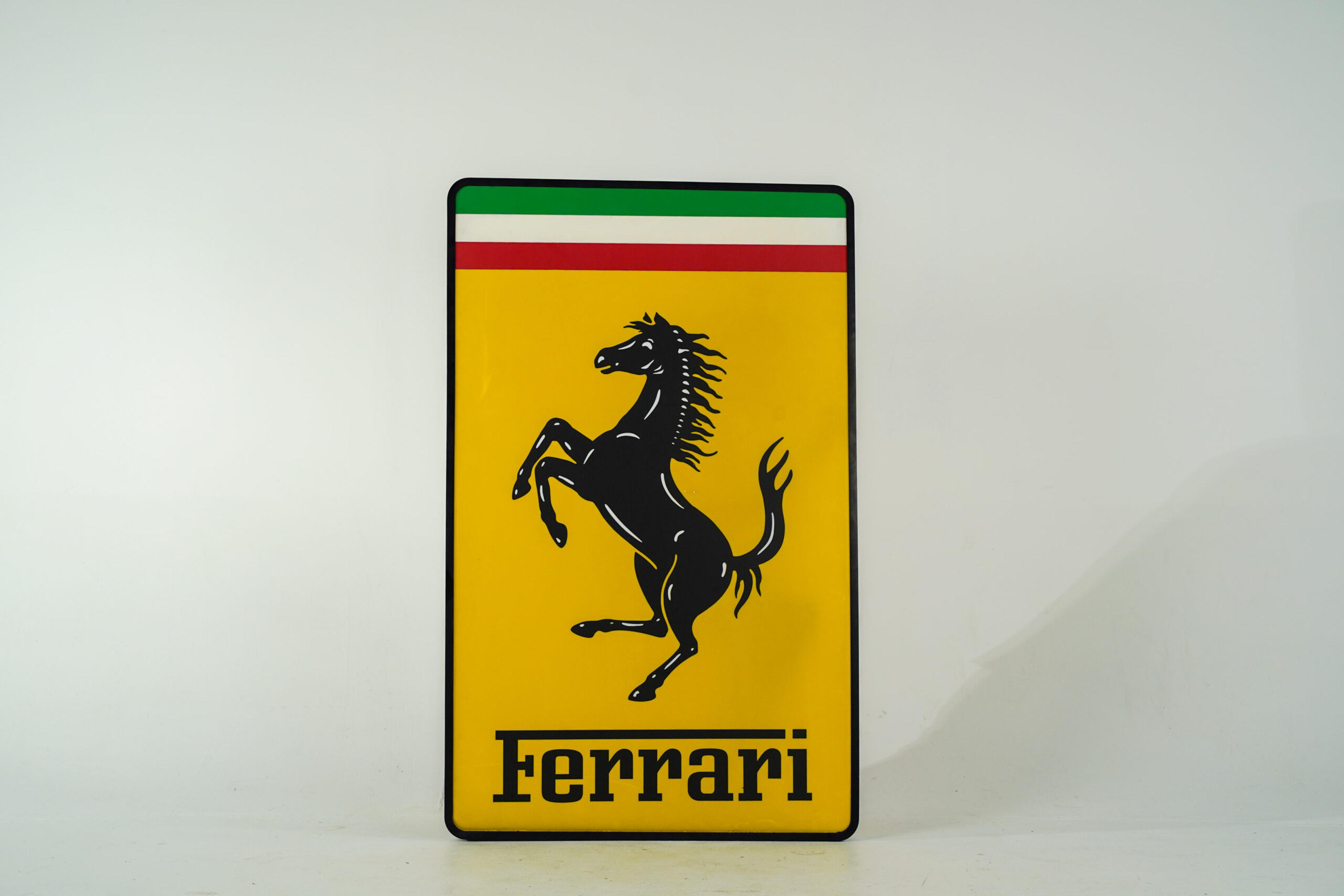 Ferrari Large Sign - Front view