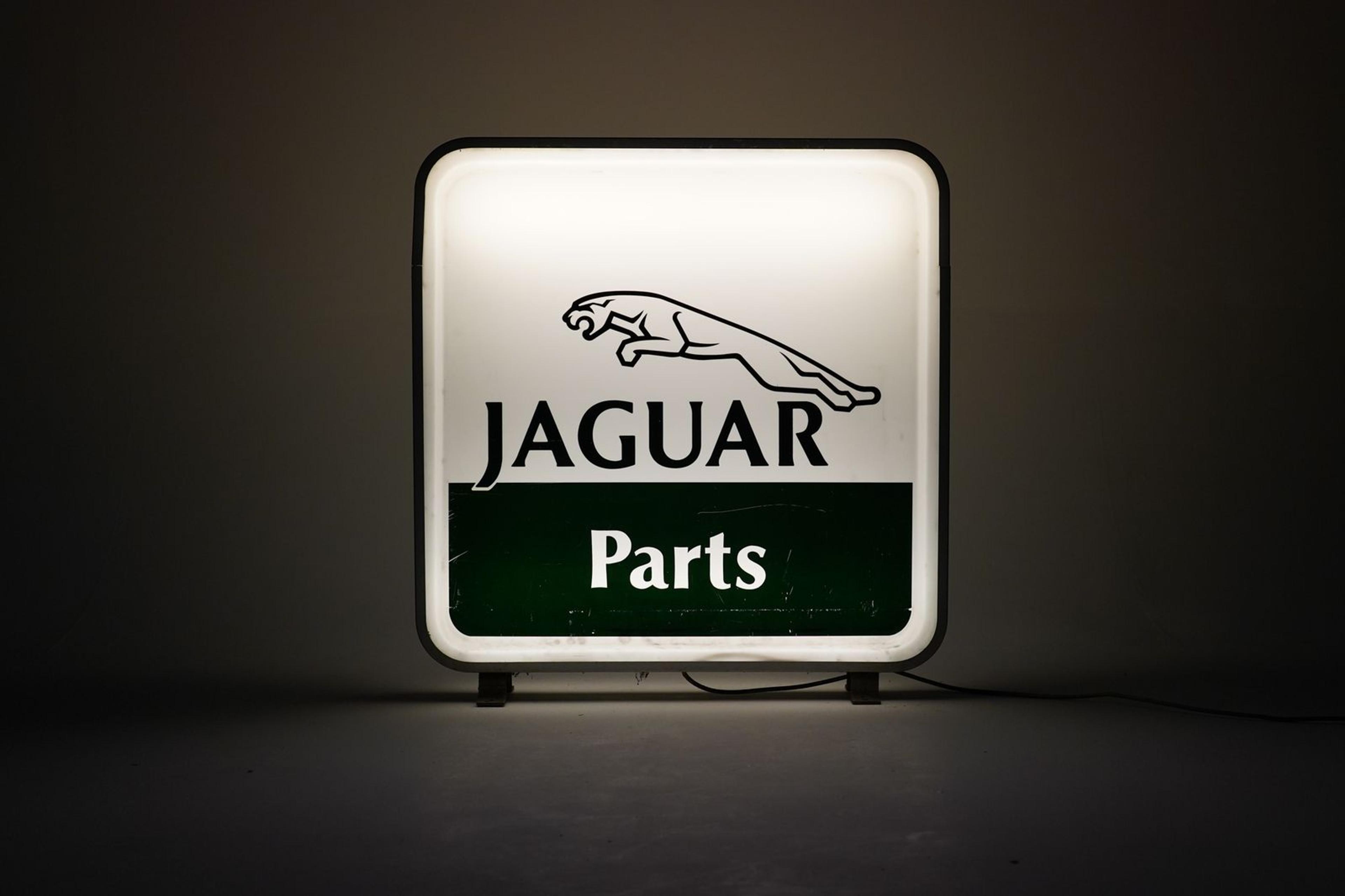 Jaguar Parts Wall Sign - Angle view