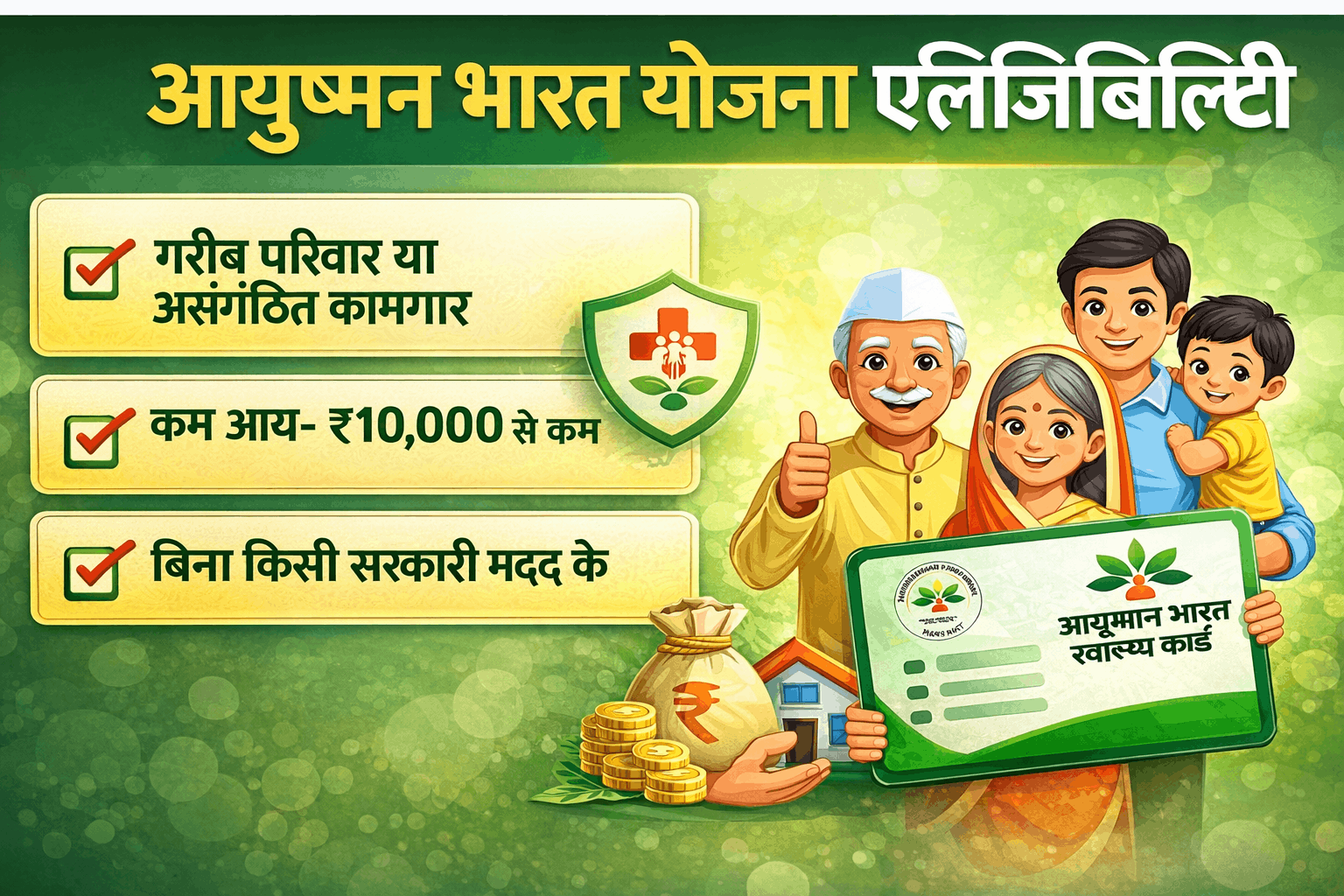 Ayushman Bharat Yojana free healthcare scheme India ₹5 lakh cover