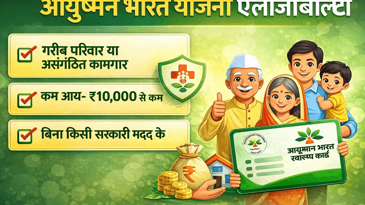 Ayushman Bharat Yojana free healthcare scheme India ₹5 lakh cover