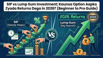 SIP vs Lump Sum Investment 2026 India comparison showing returns and strategy