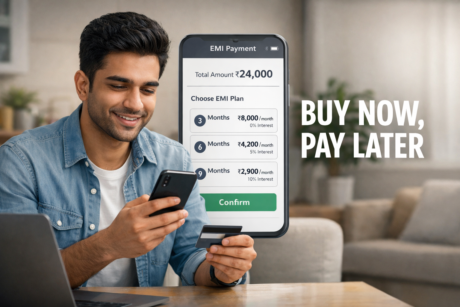 BNPL क्या है और Buy Now Pay Later EMI payment India