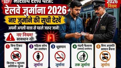 Railway passenger checking valid ticket to avoid Railway Fines 2026