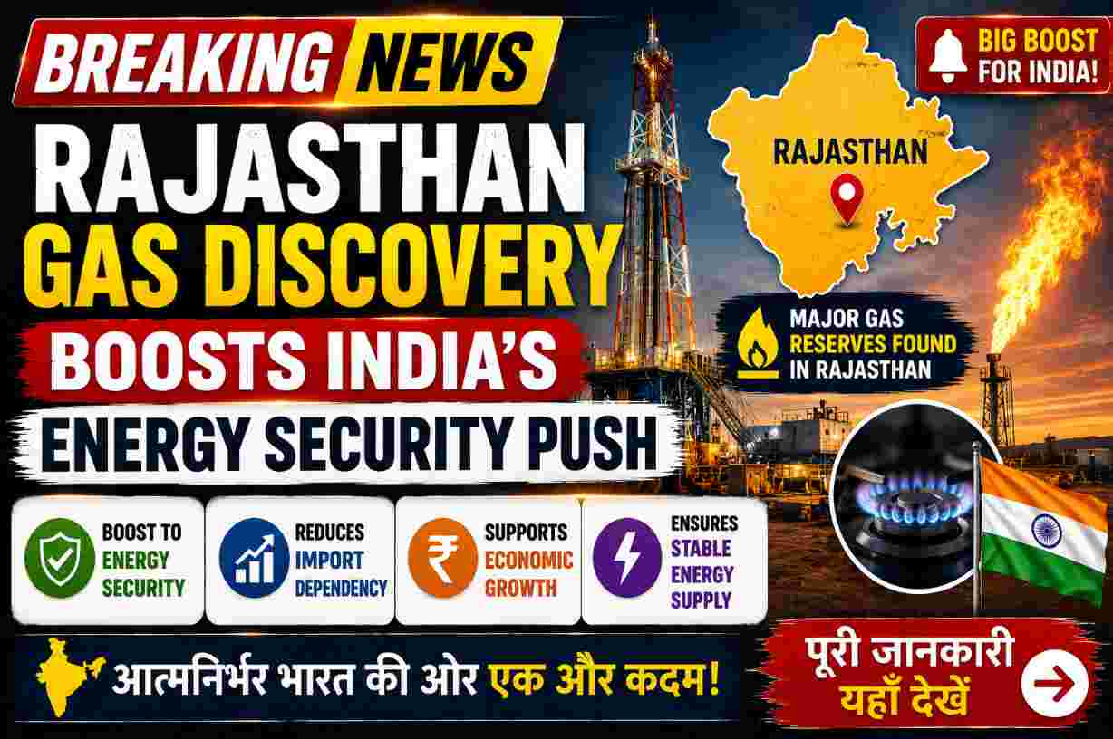 Indian gas drilling project in Rajasthan linked to India’s energy security and fuel future.