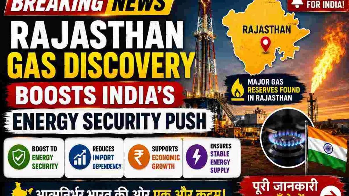 Indian gas drilling project in Rajasthan linked to India’s energy security and fuel future.
