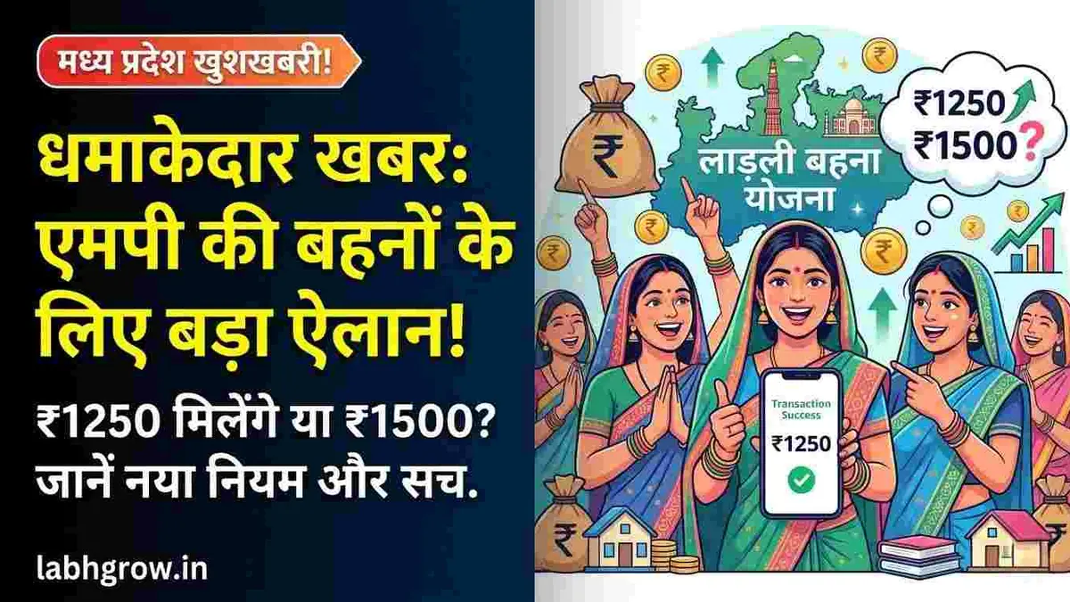 An Indian woman happily checking government scheme money in her bank account on her phone
