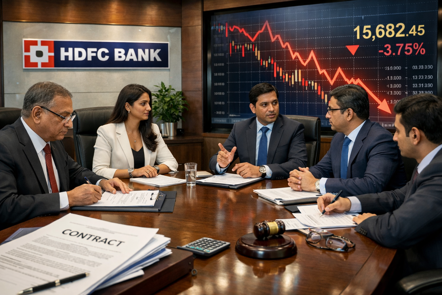 HDFC chairman resignation review and HDFC loss update news