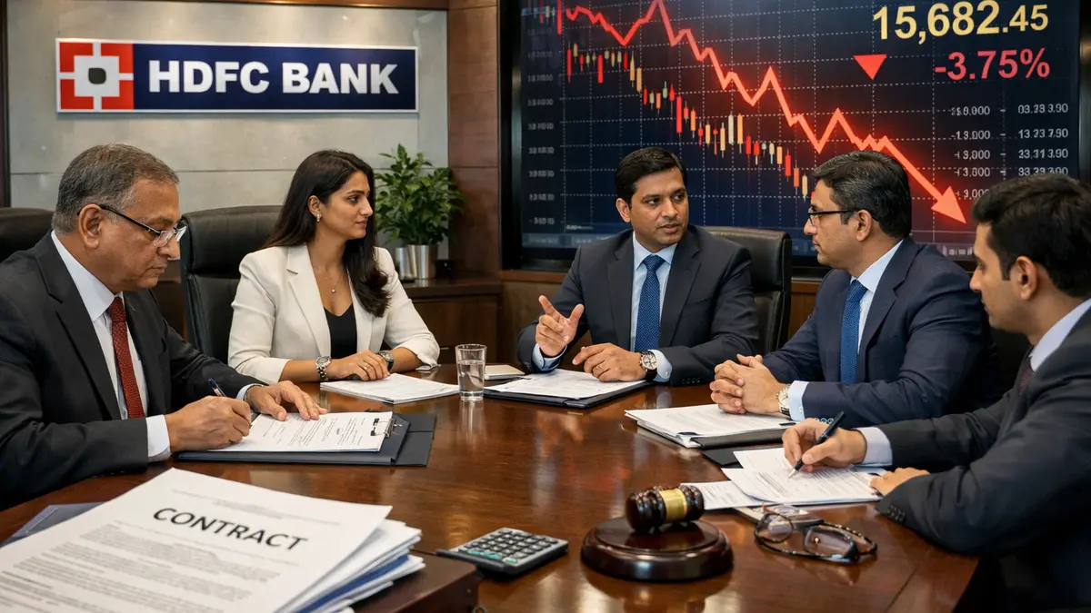 HDFC chairman resignation review and HDFC loss update news