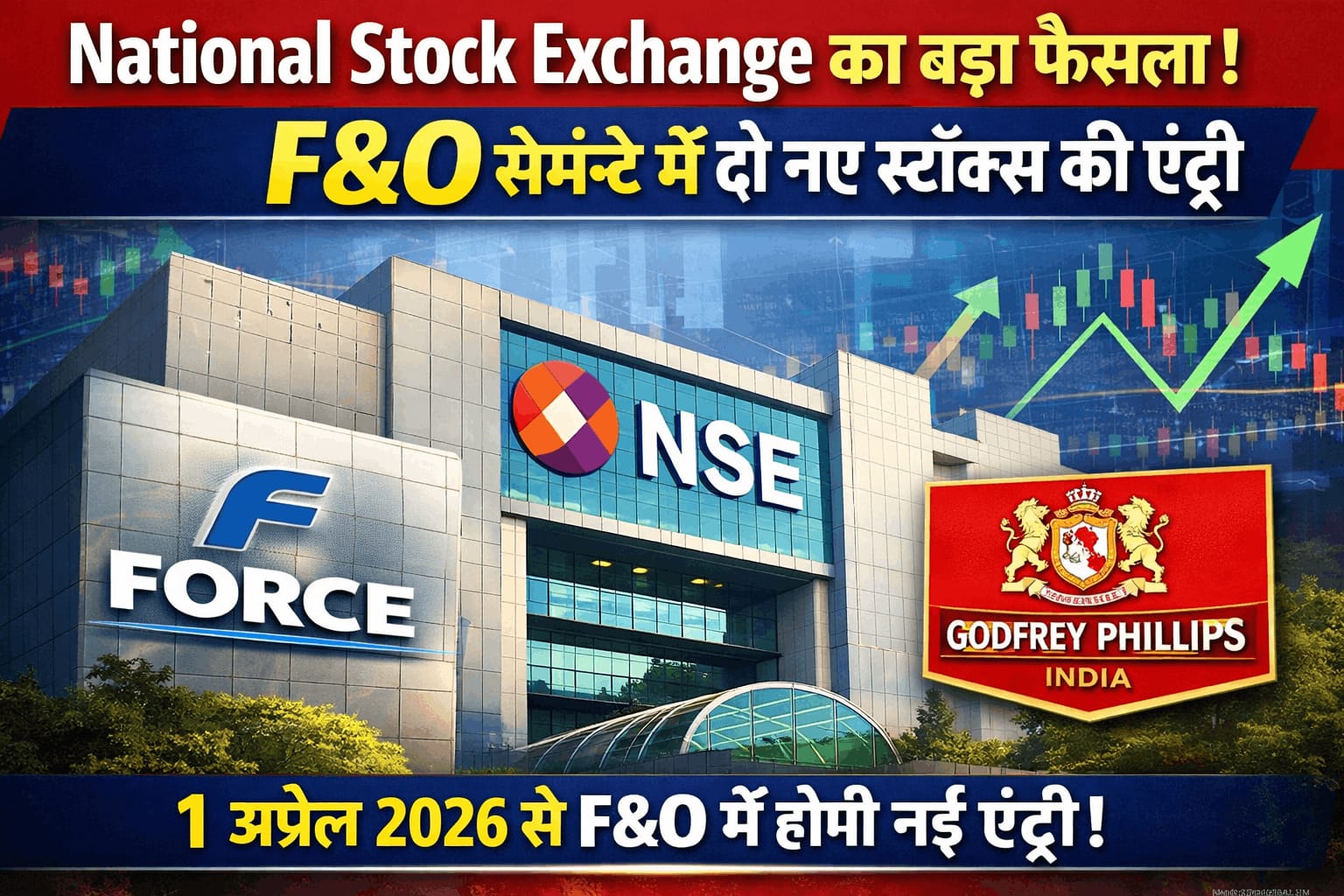 NSE F&O Expansion 2026 adding Force Motors and Godfrey Phillips stocks