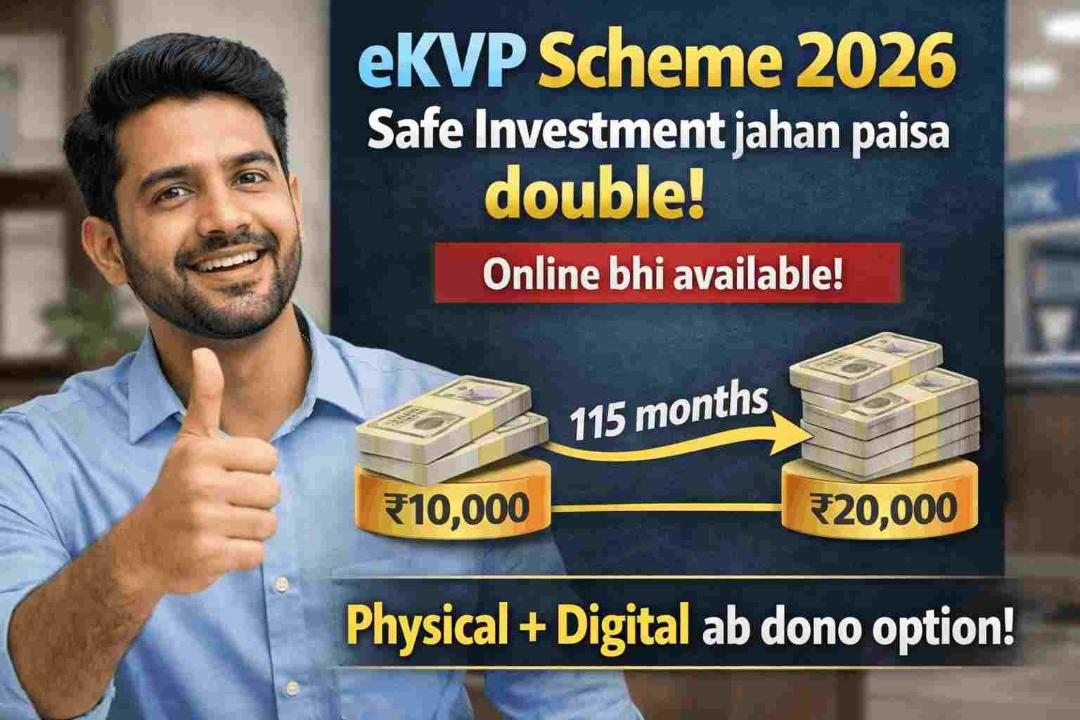 Indian family planning investment online in a government-backed savings scheme.