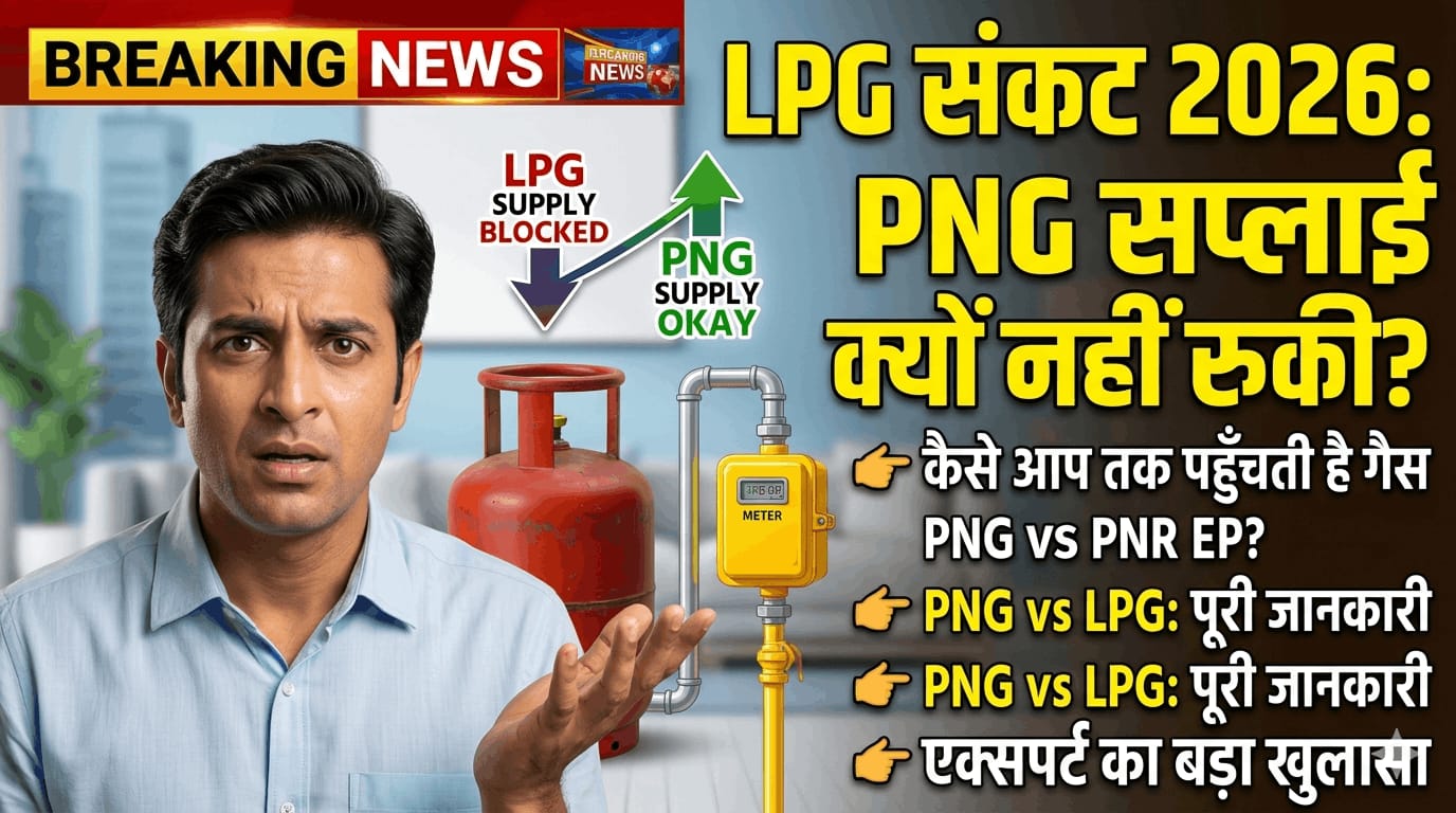 LPG Crisis 2026 PNG supply India pipeline gas reaching homes