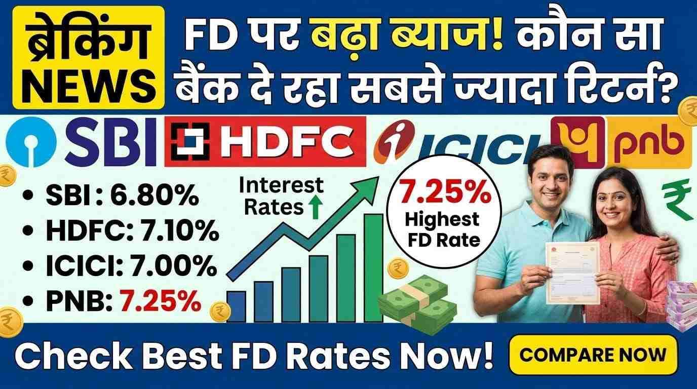 FD Interest Rates India comparison showing highest returns banks