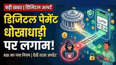 An Indian user checking a suspicious digital payment alert on his phone after RBI announces new fraud prevention rules.