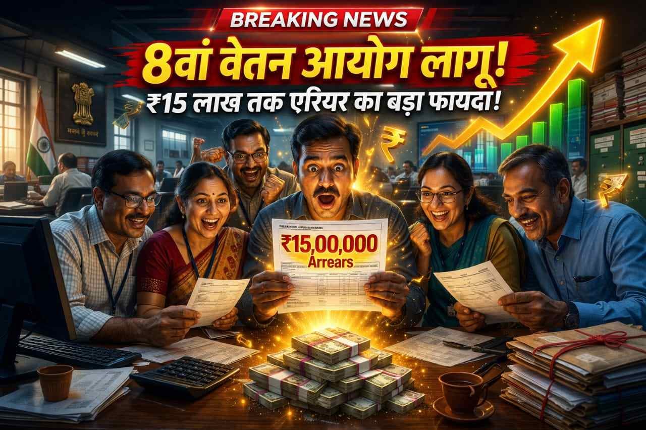 8th Pay Commission salary hike and arrears for government employees