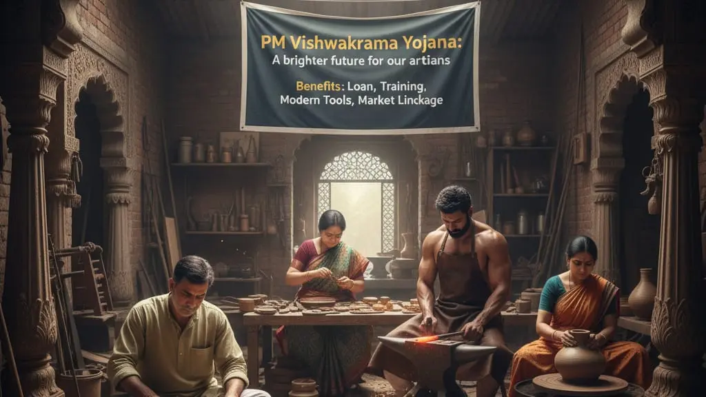 PM Vishwakarma Yojana artisans benefits loan training India