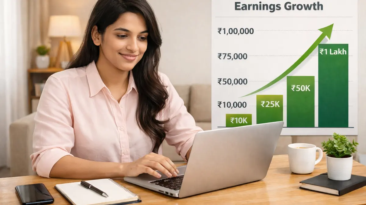 Freelancing क्या है और घर बैठे ₹10000 से ₹1 लाख कमाने का तरीका