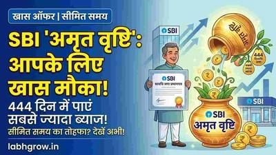 An Indian family discussing SBI fixed deposit investment plans at home.