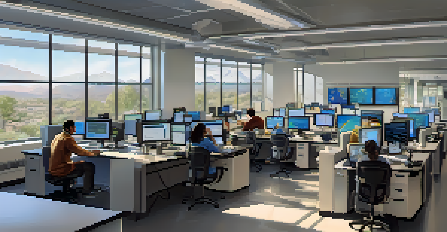 Diverse students and faculty working together in a modern research lab at CU Boulder, surrounded by scientific equipment and bright natural light.
