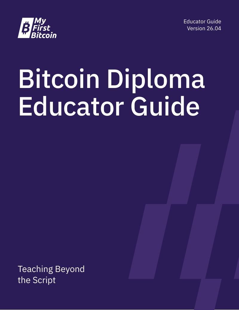 Bitcoin Diploma Educator Guide cover
