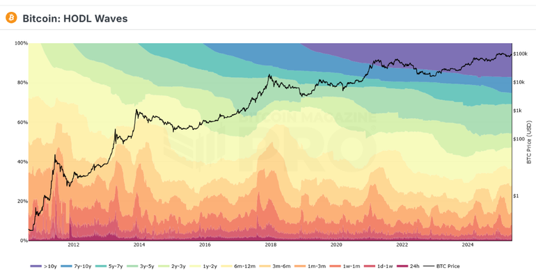 Bitcoin HODL Waves