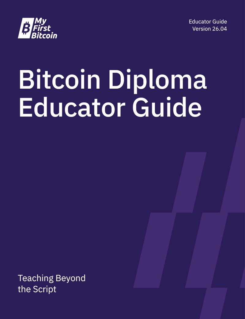 Bitcoin Diploma Educator Guide cover