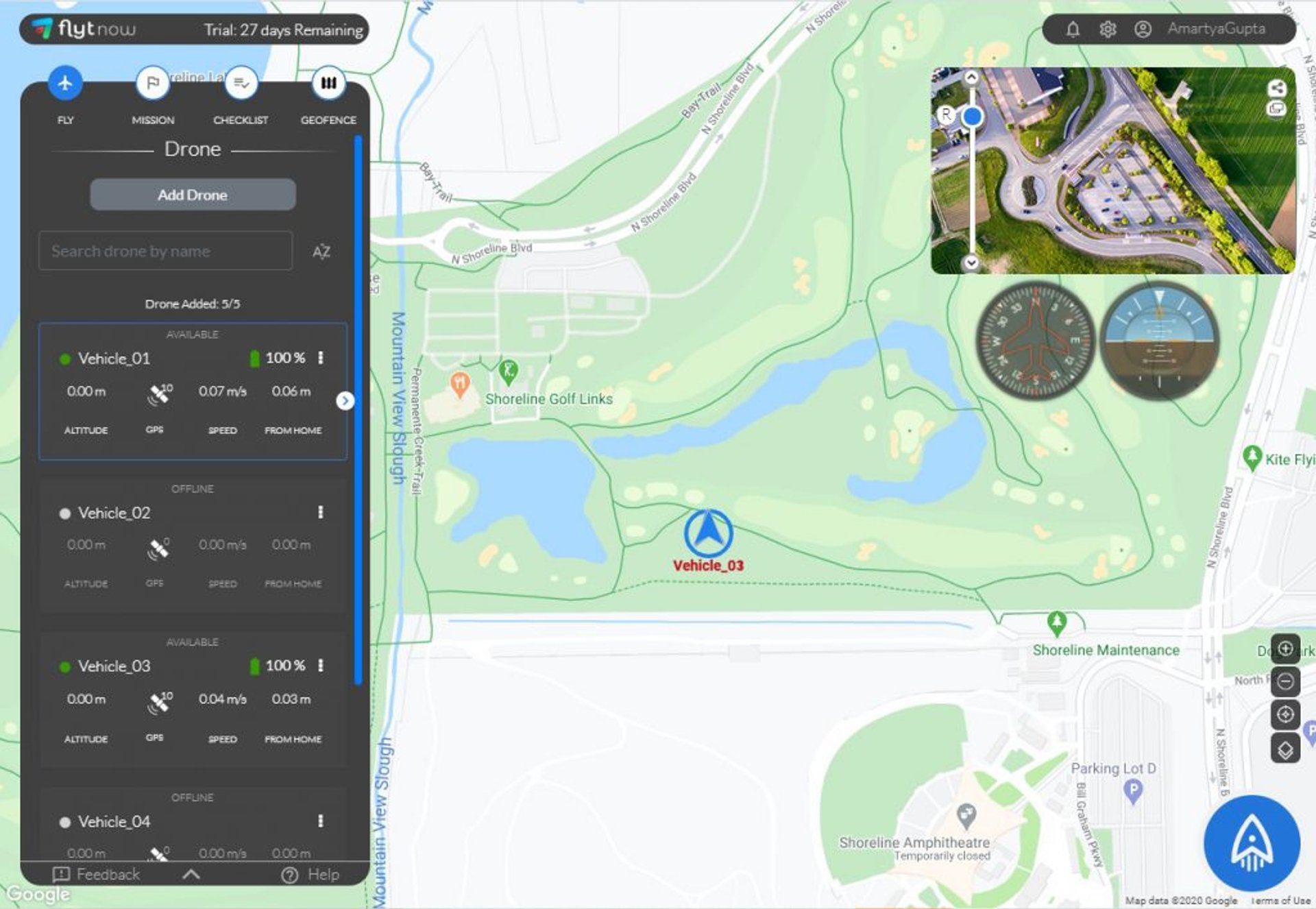 FlytNow Dashboard